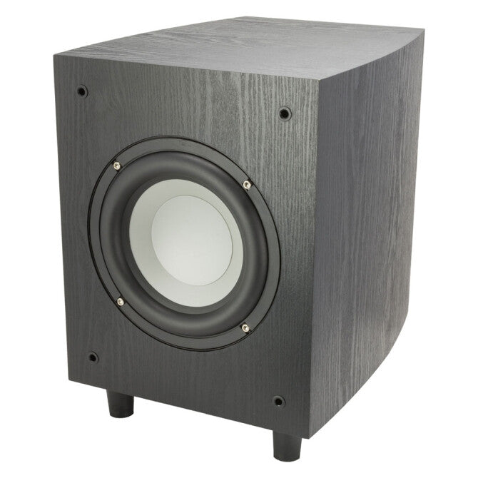 POWER-FL8 PhaseTech 8" Subwoofer in Black Ash