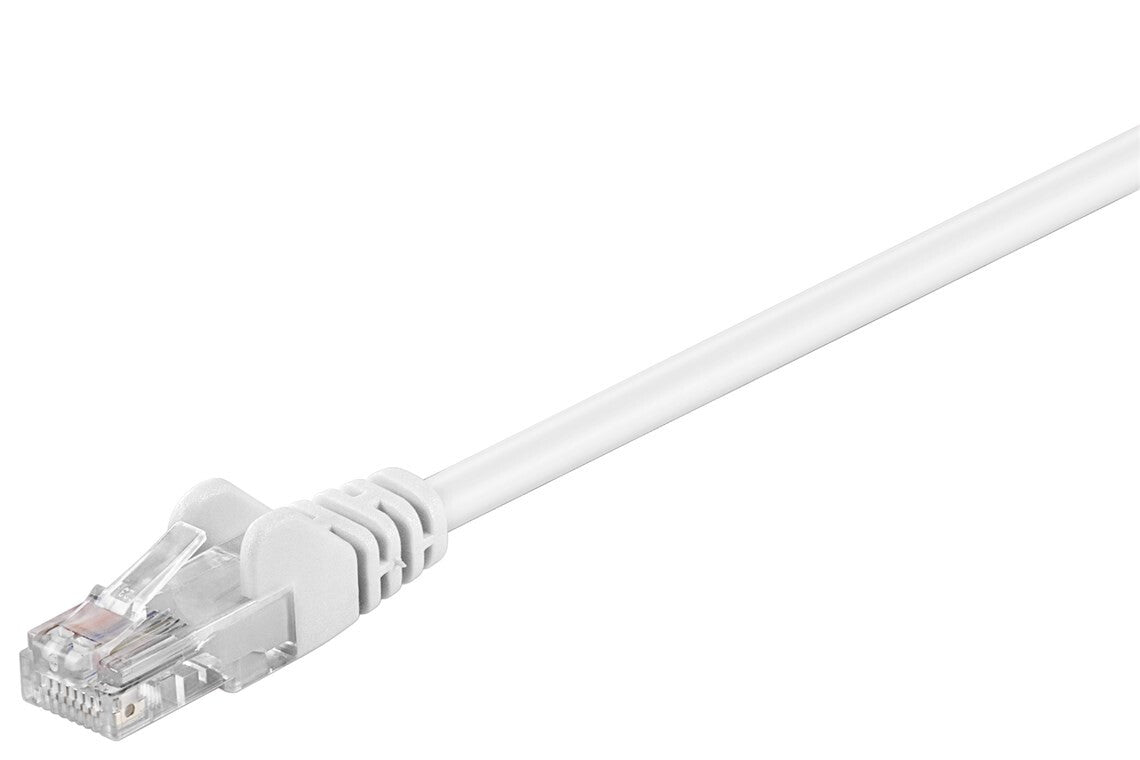 CAT 5e Patch Cable, U/UTP, white, 2 m.