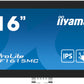 iiyama ProLite TF1615MC-B1 computer monitor 39.6 cm (15.6") 1920 x 1080 pixels Full HD Touchscreen Black
