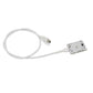 Nexmosphere X-Touch, 1 small button, Rectangular, White LED, 180cm cable