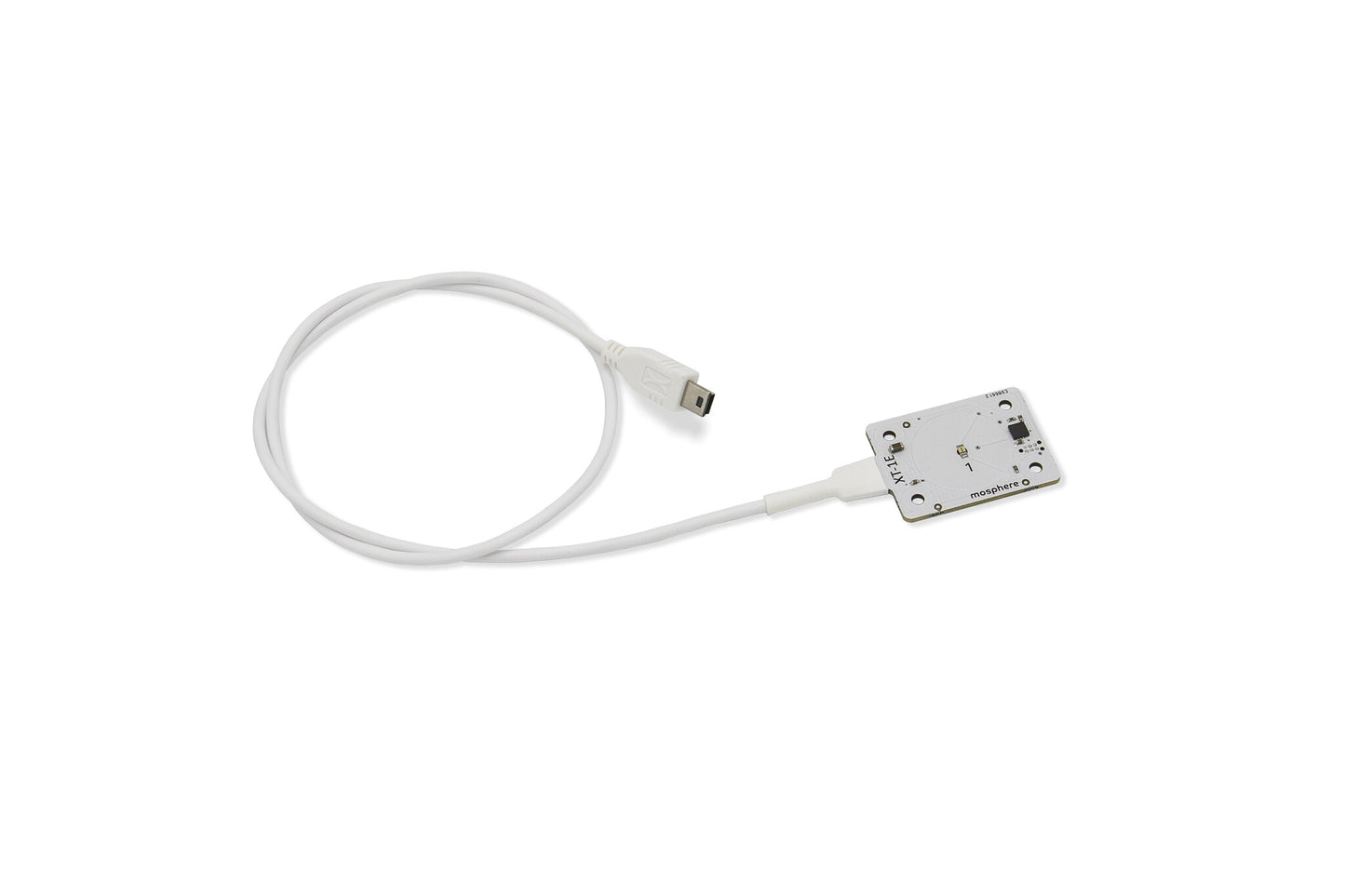 Nexmosphere X-Touch, 1 small button, Rectangular, White LED, 180cm cable