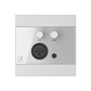 WP210/W Universal wall panel - Microphone & line input - 80 x 80 mm, White