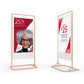 55" Super Slim Double Sided Freestanding Stand