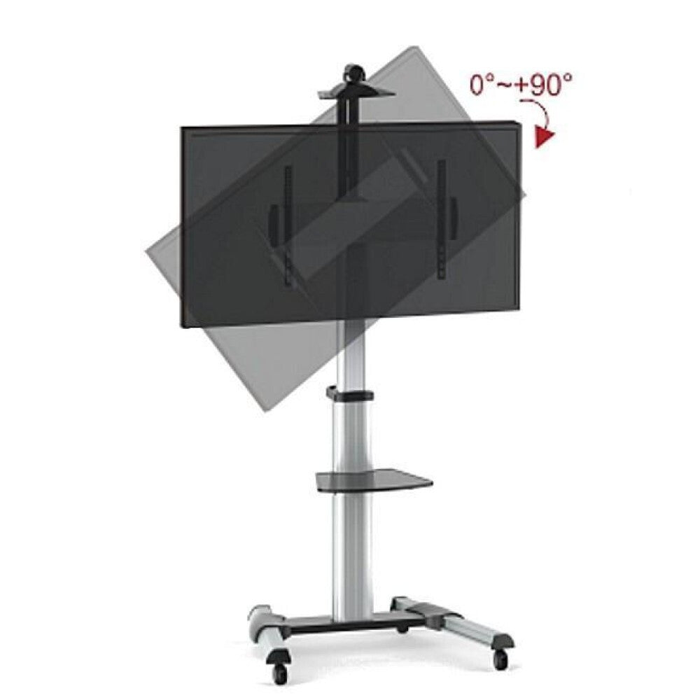 Techly Floor Support Trolley for LCD / LED / Plasma 37-70 with Shelf " ICA-TR15