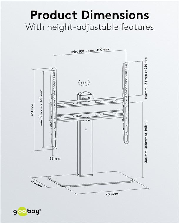 Tabletop TV Stand Basic Fix