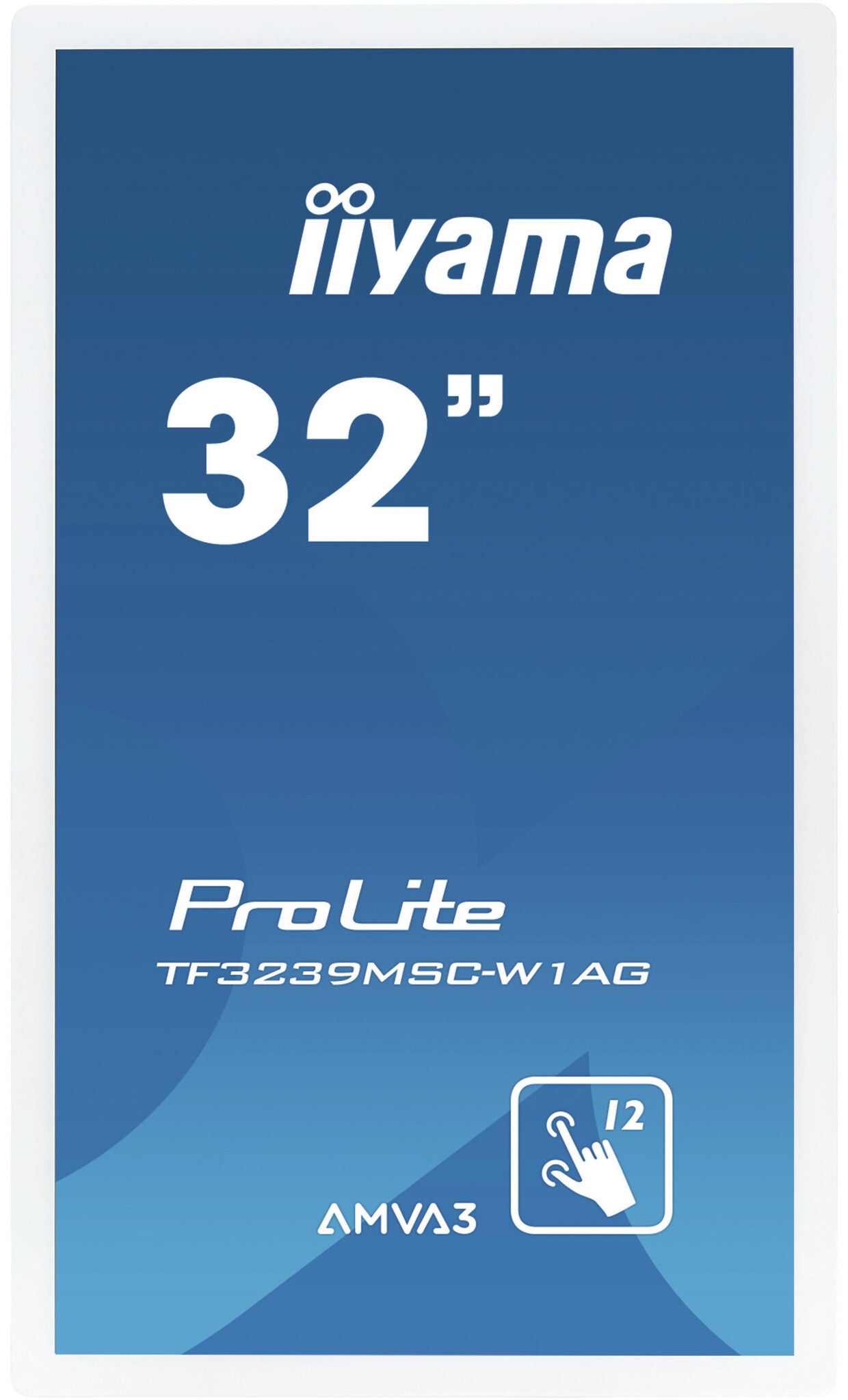 iiyama ProLite TF3239MSC-W1AG computer monitor 80 cm (31.5") 1920 x 1080 pixels Full HD LED Touchscreen Multi-user White