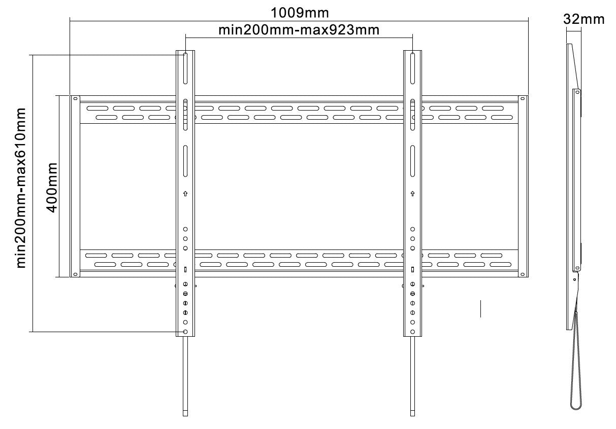 Harmony DB810 universal wallmount