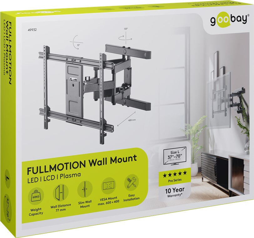 Goobay TV wall mount Pro FULLMOTION (L)
