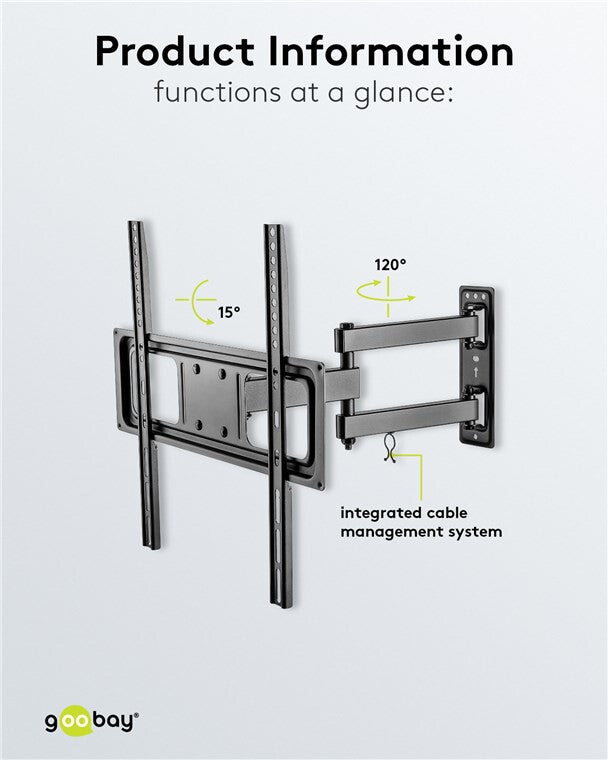 Wall mount Basic FULLMOTION (M)